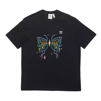 Футболка унисекс черная Adidas Originals, черный