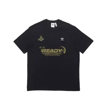 Футболка унисекс черная Adidas Originals, черный