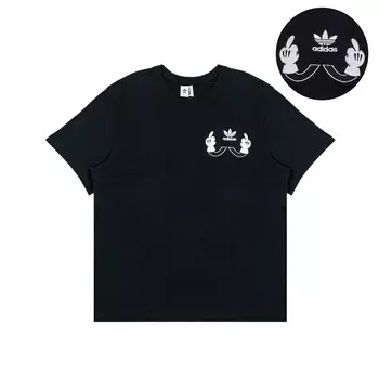 Футболка унисекс черная Adidas Originals, черный