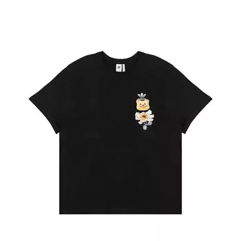 Футболка унисекс черная Adidas Originals, черный