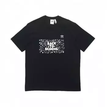 Футболка унисекс черная Adidas Originals, черный