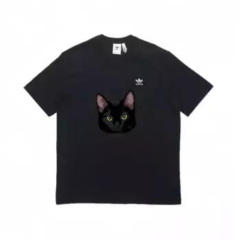 Футболка унисекс черная Adidas Originals, черный