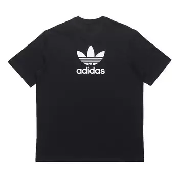 Футболка унисекс черная Adidas Originals, черный