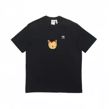 Футболка унисекс черная Adidas Originals, черный