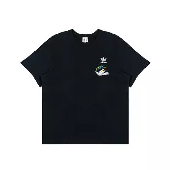 Футболка унисекс черная Adidas Originals, черный