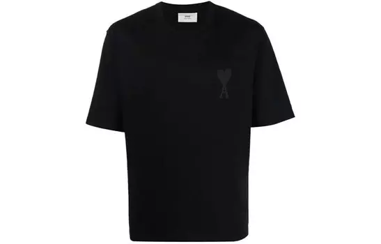 Футболка унисекс черная Amiparis, черный