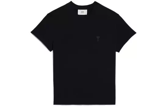 Футболка унисекс черная Amiparis, черный