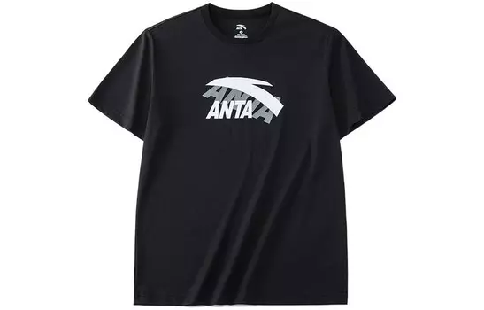 Футболка унисекс черная Anta, черный