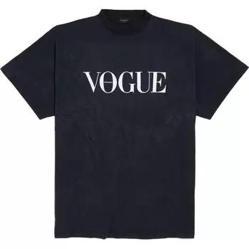 Футболка унисекс черная Balenciaga, черный