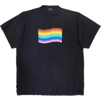 Футболка унисекс черная Balenciaga, черный