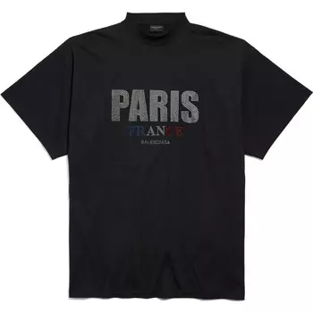 Футболка унисекс черная Balenciaga, черный