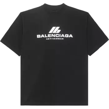 Футболка унисекс черная Balenciaga, черный