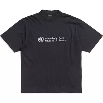 Футболка унисекс черная Balenciaga, черный