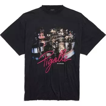 Футболка унисекс черная Balenciaga, черный
