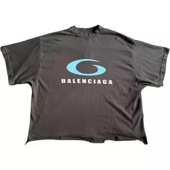 Футболка унисекс черная Balenciaga, черный
