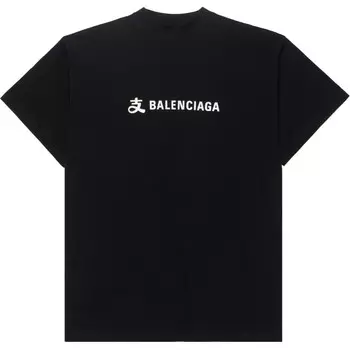Футболка унисекс черная Balenciaga, черный