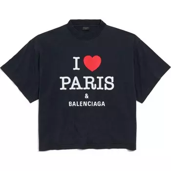 Футболка унисекс черная Balenciaga, черный