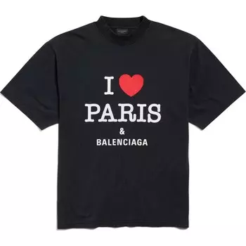 Футболка унисекс черная Balenciaga, черный