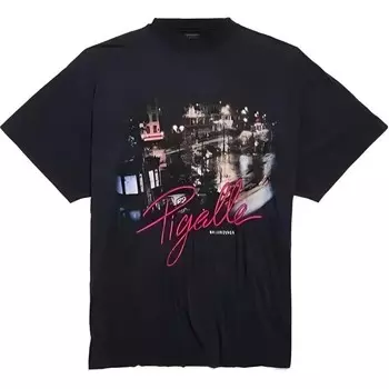 Футболка унисекс черная Balenciaga, черный