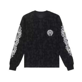 Футболка унисекс черная Chrome Hearts, черный