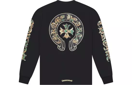 Футболка унисекс черная Chrome Hearts, черный