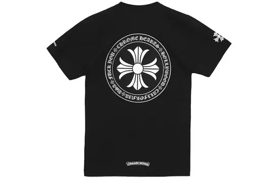 Футболка унисекс черная Chrome Hearts, черный