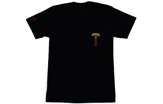 Футболка унисекс черная Chrome Hearts, черный