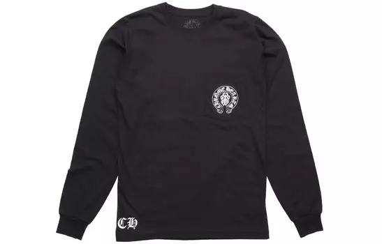 Футболка унисекс черная Chrome Hearts, черный