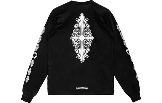 Футболка унисекс черная Chrome Hearts, черный