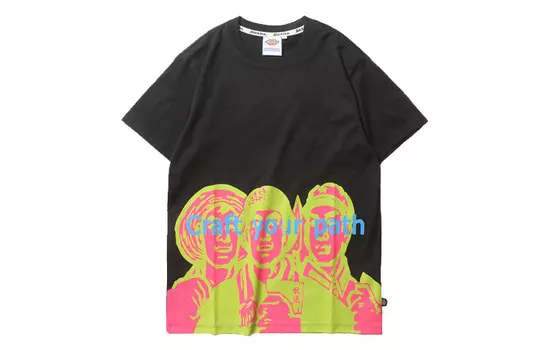 Футболка унисекс черная Dickies, черный