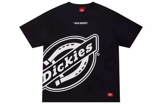 Футболка унисекс черная Dickies, черный