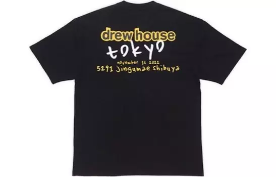 Футболка унисекс черная Drew House, черный