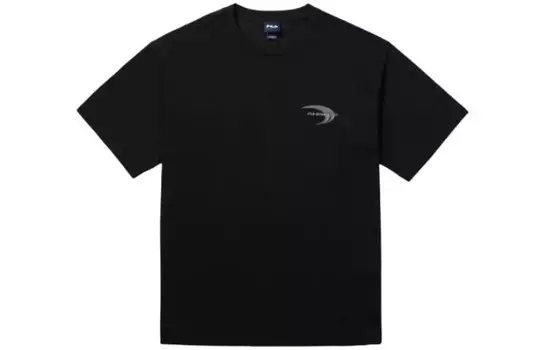 Футболка унисекс черная Fila, черный