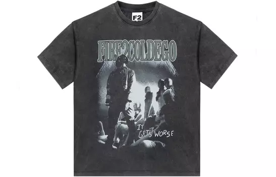 Футболка унисекс черная Fire 2 Cold Ego, черный