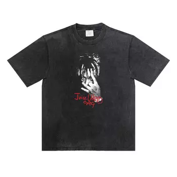 Футболка унисекс черная Juice Wrld, черный