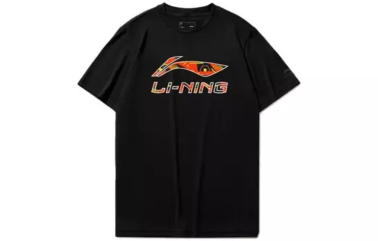 Футболка унисекс черная Lining, черный