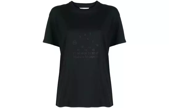 Футболка унисекс черная Maison Margiela, черный