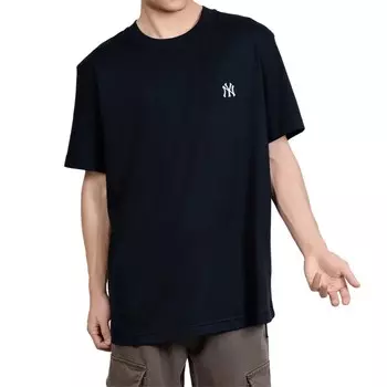 Футболка унисекс черная Mlb, черный