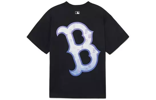 Футболка унисекс черная Mlb, черный