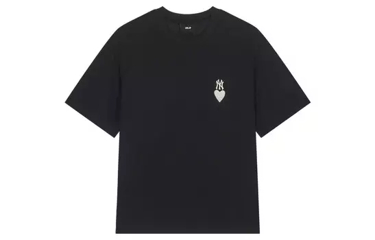 Футболка унисекс черная Mlb, черный