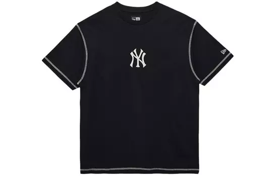 Футболка унисекс черная New Era, черный