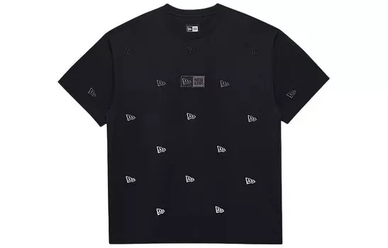 Футболка унисекс черная New Era, черный