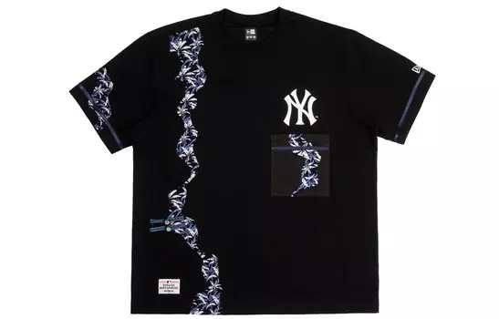 Футболка унисекс черная New Era, черный