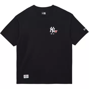 Футболка унисекс черная New Era, черный