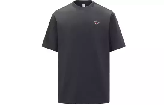 Футболка унисекс черная Reebok, черный