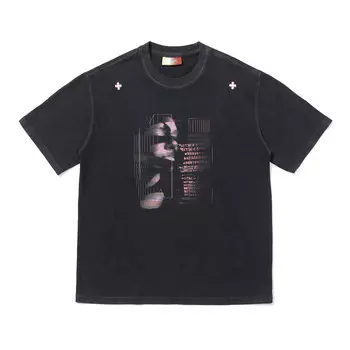 Футболка унисекс черная стираная Nstnew Start, черный