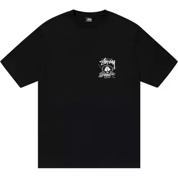 Футболка унисекс черная Stussy, черный