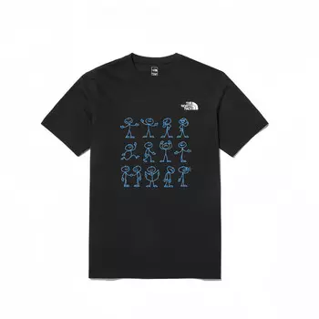 Футболка унисекс черная The North Face, черный