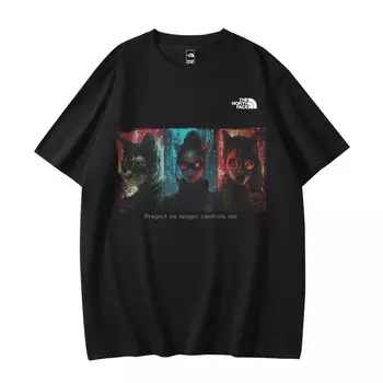 Футболка унисекс черная The North Face, черный