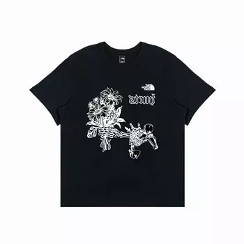 Футболка унисекс черная The North Face, черный